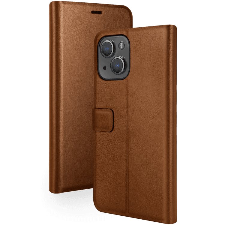 Viva Madrid Finura Synthetic Leather with TPU Folio Case with Multi-Card Slot Compatible for Apple iPhone 13 (6.1") Scratches Resistant, Easy Access to All Ports