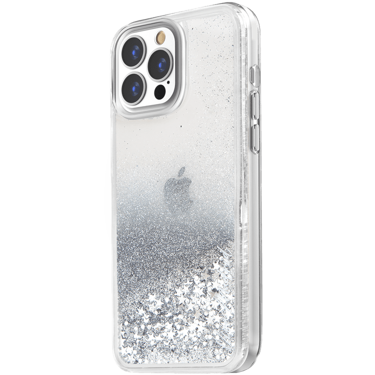 Viva Madrid Glamor Hybrid TPU/PC Case with Glitter Crystals & Beads Compatible for iPhone 13 Pro (6.1")Scratch Resistant, 360º Full Protection, Easy Access to All Ports