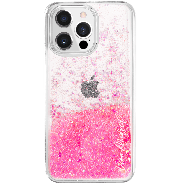 Viva Madrid Glamor Hybrid TPU/PC Case with Glitter Crystals & Beads Compatible for iPhone 13 Pro (6.1") Scratch Resistant, 360º Full Protection, Easy Access to All Ports