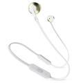 JBL T205 Wireless In-Ear Headphones with Tangle-free Flat Cable & Hands-free Calls, Pure Bass Sound, 6-hours Battery Life - Champagne Gold