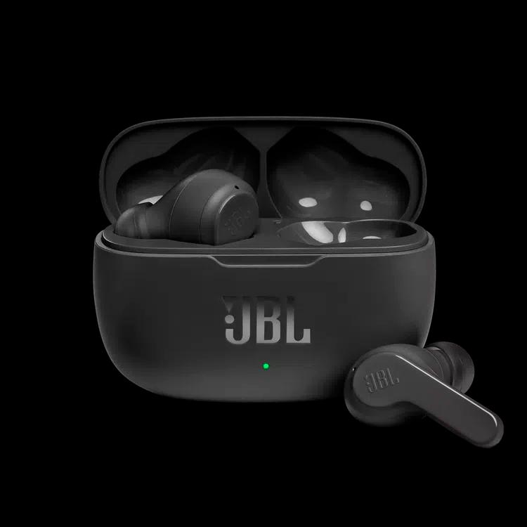 JBL Wave 200TWS True Wireless In-Ear Headphones with Touch Control Calls & Voice Assistant, Deep Bass, 20-hours Playback, Bluetooth Earbuds Black