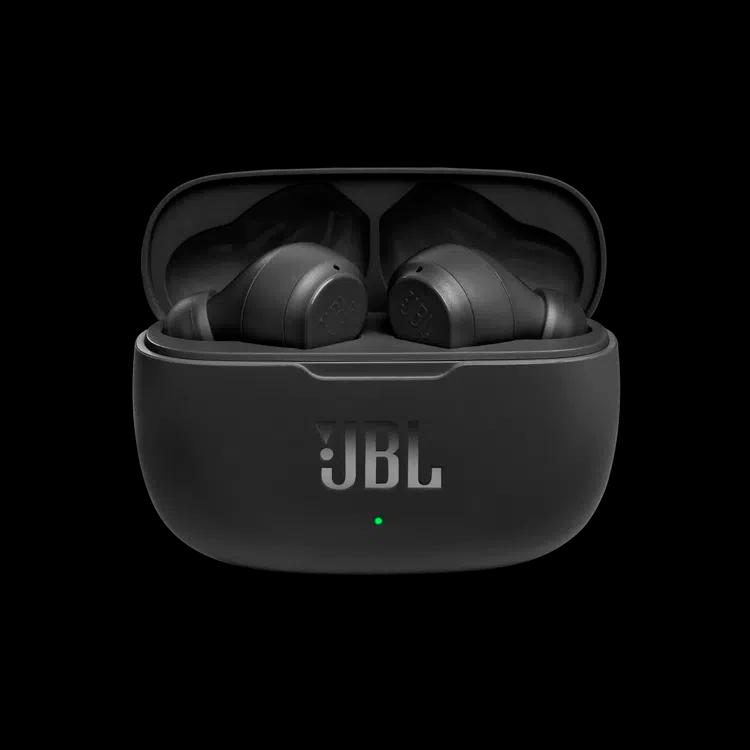 JBL Wave 200TWS True Wireless In-Ear Headphones with Touch Control Calls & Voice Assistant, Deep Bass, 20-hours Playback, Bluetooth Earbuds Black