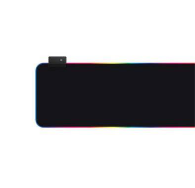 Porodo RGB Gaming Mousepad XL with 14 Light Effects, Anti...