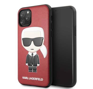 CG MOBILE Karl Lagerfeld Fullbody Ikonik PC/TPU Case Compatible for iPhone 11 Pro (5.8") Shock Absorbent & Scratch Resistant, Easy Access to All Ports
