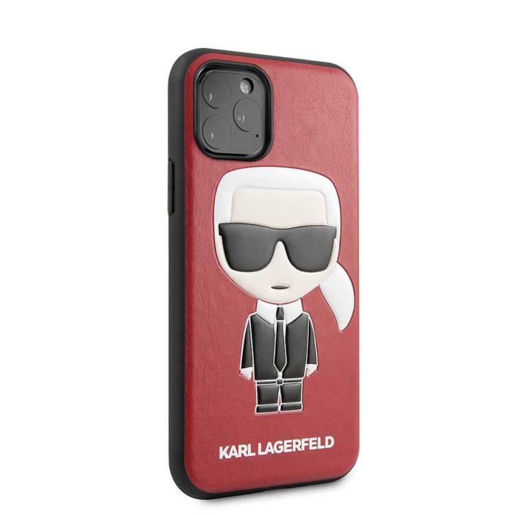 CG MOBILE Karl Lagerfeld Fullbody Ikonik PC/TPU Case Compatible for iPhone 11 Pro (5.8") Shock Absorbent & Scratch Resistant, Easy Access to All Ports