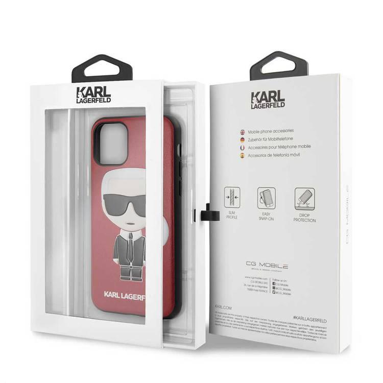 CG MOBILE Karl Lagerfeld Fullbody Ikonik PC/TPU Case Compatible for iPhone 11 Pro (5.8") Shock Absorbent & Scratch Resistant, Easy Access to All Ports (Cameras, Buttons and Speakers) Drop Protection Back Cover Officially Licensed