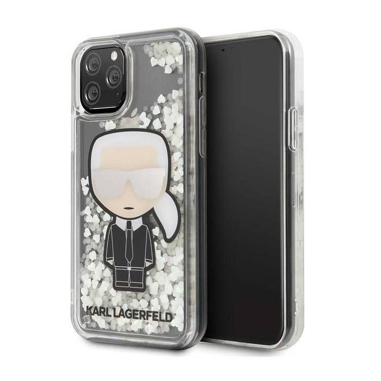 CG MOBILE Karl Lagerfeld Ikonik Mirror Glass Case Compatible For iPhone 11 Pro Max (6.5") Shock Absorbent & Scratch Resistant, Easy Access to All Ports (Cameras, Buttons and Speakers) Drop Protection Back Cover Officially Licensed