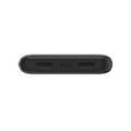 Belkin Boost Charge Power Bank 10000mAh with 2 USB-A Ports & 1 USB-C Port for up to 15W, Slim & Lightweight Powerbank Design with LED Light Indicator - Black