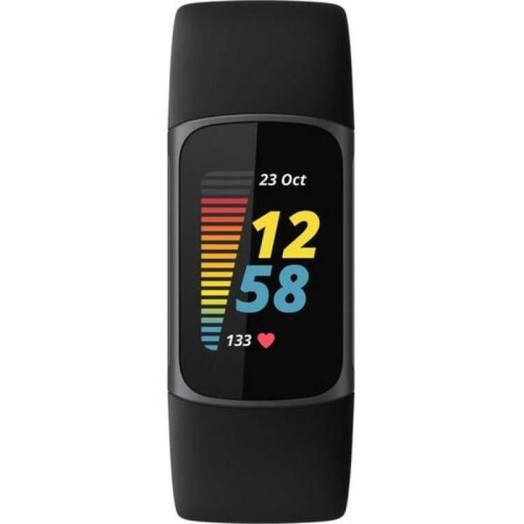 Fitbit Charge 5 Fitness & Health Tracker Wristband with Heart Rate Tracker (ECG App), Stress Management (EDA Scan App) & Built-in GPS, 20 Exercise Modes & SmartTrack