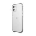 X-Doria Raptic Clear Case with Sleek Design for iPhone 12 Mini (5.4") 6ft Drop Tested, Shock Absorbing Rubber Protection Back Cover Suitable with Wireless Charging Clear
