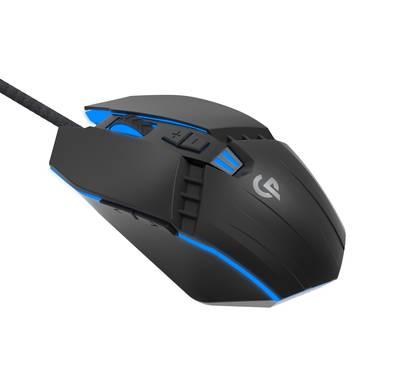 Porodo PDX314-BK Gaming Mouse Gaming 7D Wired LED Gaming ...