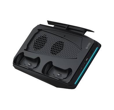 Porodo Gaming Multi-Function PS5 Cooling and Charging Hub - Black
