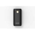  Porodo Universal Powerbank Soft Rubber Finish 5000mAh with Single Output & Power Indicator - Over Charge Protection - Portable Charger Powerbank Compatible for Smartphones - Black