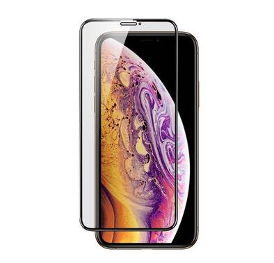 Porodo 3D Curved Privacy Tempered Glass Screen Protector Compatible for iPhone Xs Max (6.5") Anti-Scratch - Shock & Impact Protection - Anti-Peeping Screen Guard Protector - Black