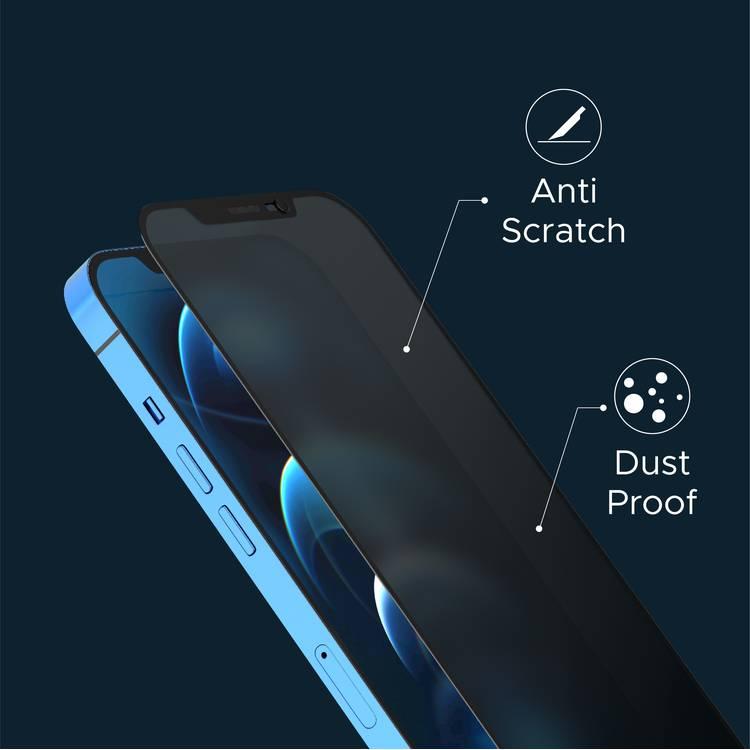 Levelo 9H Anti-Glare Tempered Glass Screen Protector Compatible for iPhone 13 Pro Max (6.7") Scratch Resistance - Anti-Bacterial Screen Guard Protector w/ Alignment Frame - Clear