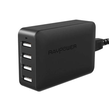 RAVPower 4-Port USB Travel Adapter 40...