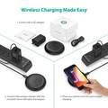 RAVPower QC3.0 10W Fast Wireless Charging Pad Compatible with All Qi-enabled Phones - Fast & Stable Charging - Non-slip Rubberized Coating with Over-voltage Protection - Black
