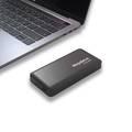 NinjaDrive TB3 Aluminum Portable SSD 512GB - Plug & Play Extreme Speed Hard Drive File Storage - Light & Portable External SSD Compatible for MacBook / iMac / Mac Pro & Windows
