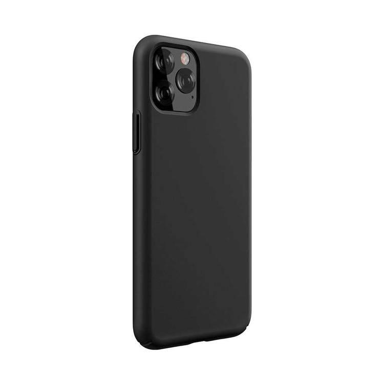 Devia Nature Series Silicone Case Compatible with iPhone 11 Pro, Made with Premium Liquid Silicone, Full Protection, Anti-scratch, Shockproof, Stains-Resistant, Lightweight - Black