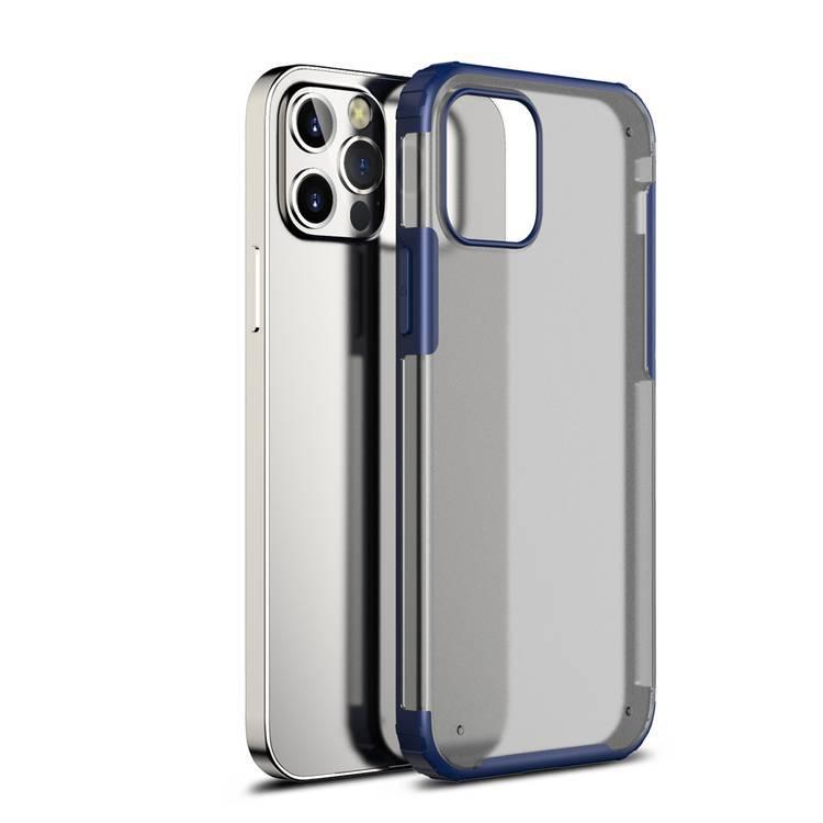 Devia Pioneer Shockproof Case Compatible for iPhone 12 Mini (5.4") Wear Resistant, Anti-Scratch, Easy Access To All Ports, Shock & Drop Absorption Back Cover - Blue