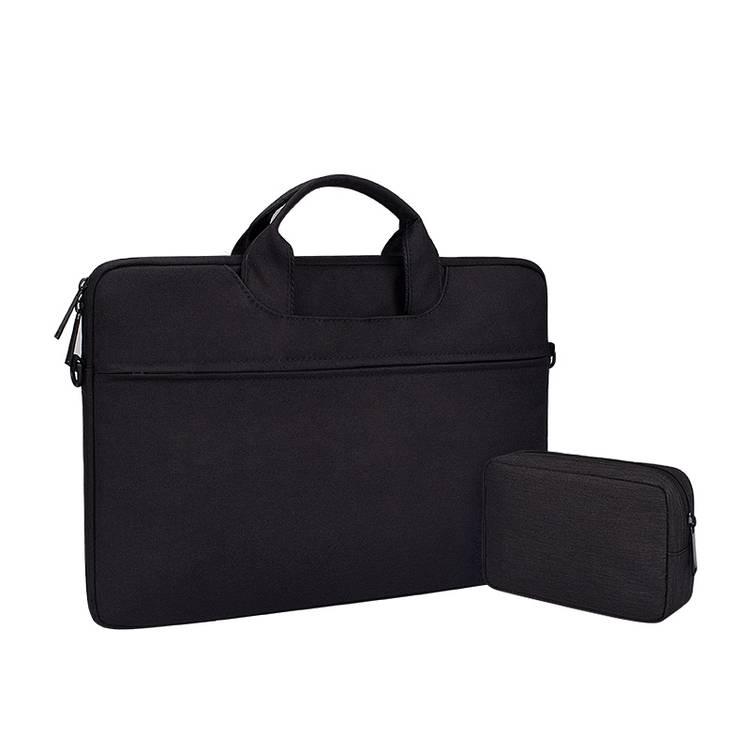 Devia Justyle Laptop Carrying Handbag 15.4" Compatible for MacBook Pro 15.4" & 16" - Slim Portable Waterproof Sleeve Case Cover Bag - Bump & Shock Absorption - Black