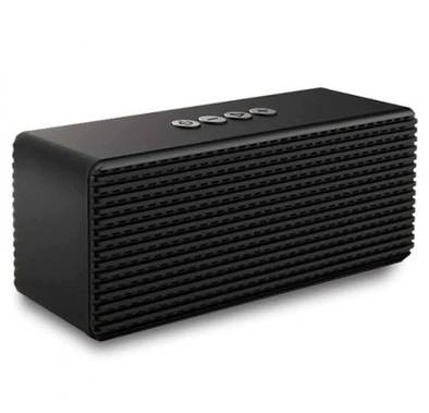 Devia Life-Style Stereo with Dual Speakers & Built-in Microphones - HiFi Stereo Sound Effect - 8-hours Playtime - Bluetooth Speakers with Base Tone & Noise Reduction - Black