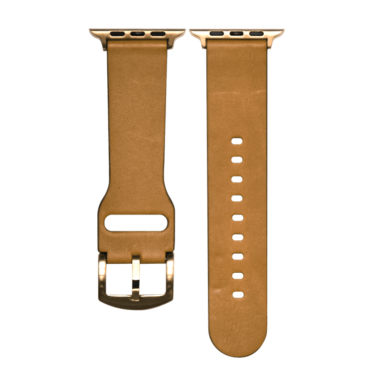 Devia Cowboy Genuine Leather Watch Band for Smartwatch - Adjustable Replacement Wrist Band Strap Compatible for Apple Watch 42/44mm - Brown