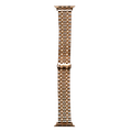 Devia Stainless Steel Link Watch Band 42/44mm, Elegant and Luxury Look, Top Quality Stainless Steel, Durable, Versatile, Comfortable Feel, Water Resistant, Finely Polished - Rose Gold
