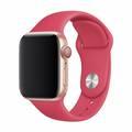 Devia Deluxe Series Sport Band for Smartwatch - Soft & Flexible Replacement Wrist Band Strap Compatible for Apple Watch 38/40MM - Easy Snap-on Strap - Red