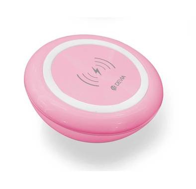 Devia Non-Pole Series Inductive Fast Wireless Charger - Pink