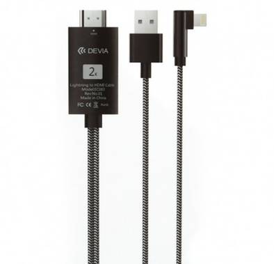 Devia Storm Series 3 in 1 HDMI Cable 2M - Black