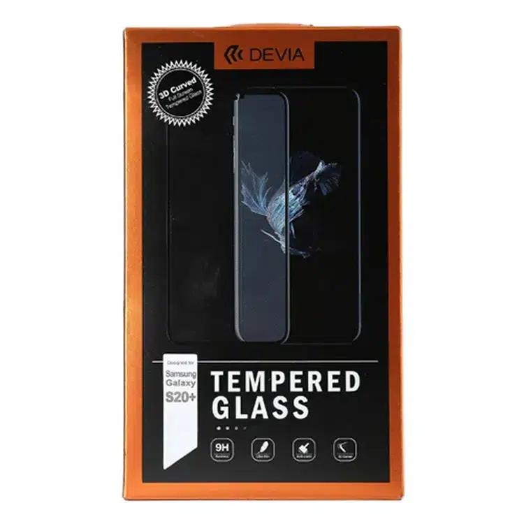 Devia Real Series 3D Curved Full Screen Tempered Glass for Samsung Galaxy S20 Plus - Crystal Clear