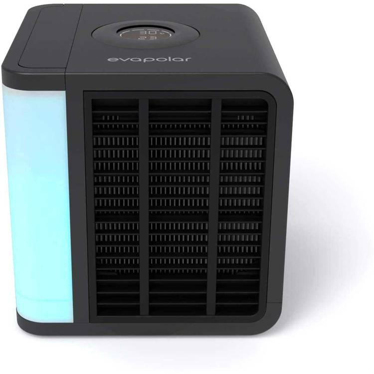 Evapolar evaLIGHT Plus Personal Portable Air Cooler 10W, Evaporative Air Cooler and Humidifier / Cleaner, Portable Air Conditioner - Black