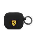 CG Mobile Ferrari Scuderia Silicone Case with Ring for Airpods 3 - Black