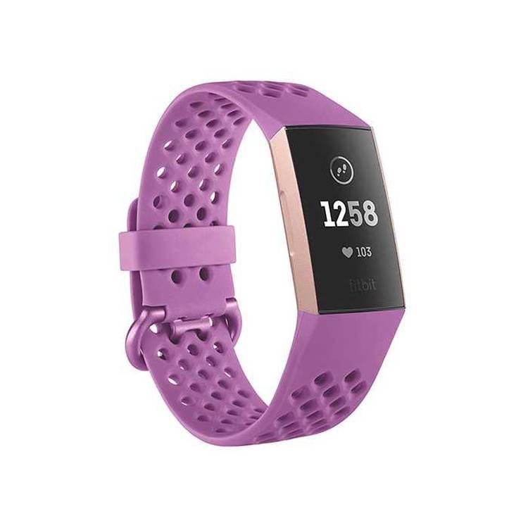 Fitbit Charge3 Silicone Sport Band - Berry