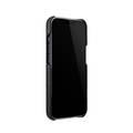 Melkco Back Snap Series Lai Chee Pattern Premium Leather Snap Cover Case for Apple iPhone 13 Pro (6.1") - (Black LC)