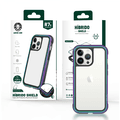 Green Lion Hibrido Shield Case for iPhone 13 Pro ( 6.1" ), Easy Access to All Ports, Shock Absorbing Protection - Silver