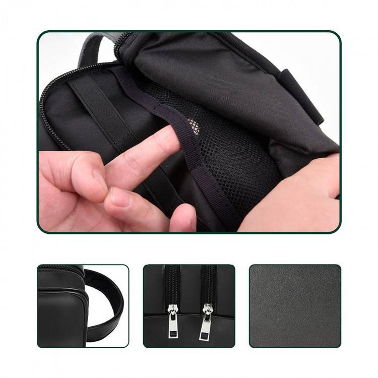 Green Lion Elegant Pouch, Easy for Carrying, Suitable for Outdoor, Business, Office, School - Black