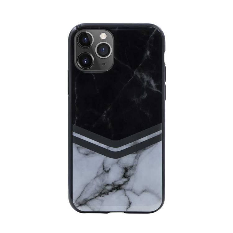 Habitu Black Marble Case for iPhone 11 Pro - Lara Chevron