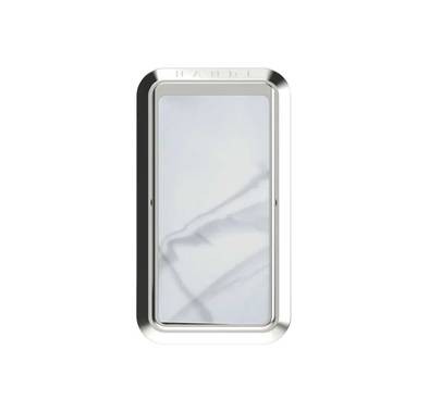 Handl Marble Mobile Stand Phone Grip - White / Silver