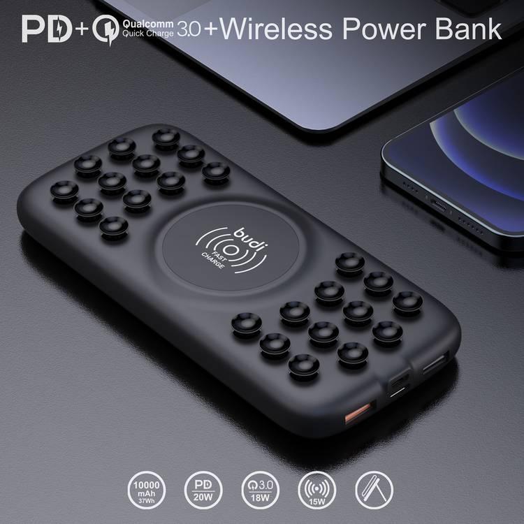 Budi 10000mAh Wireless Pocket PowerBank
