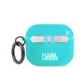 Karl Lagerfeld TPU Choupette Fluo Case for Apple Airpods 3 - Blue