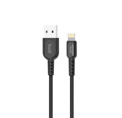 Budi Lightning Cable Connector / USB Port 2.0 - Black