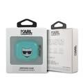 Karl Lagerfeld TPU Choupette Fluo Case for Apple Airpods 3 - Blue
