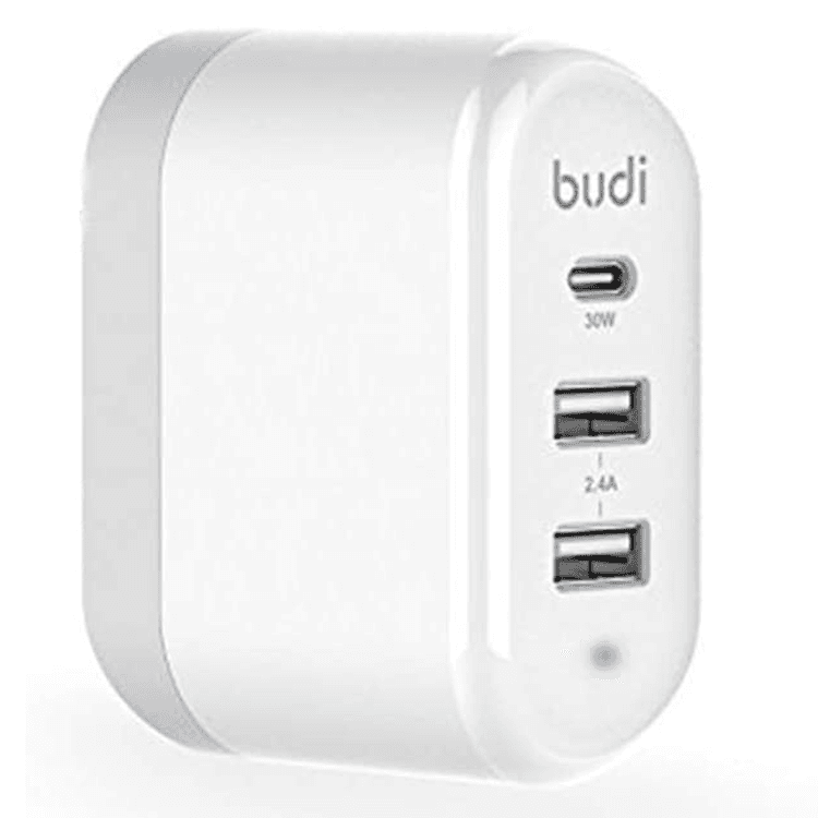 Budi USB-C PD Home Charger 42W - White