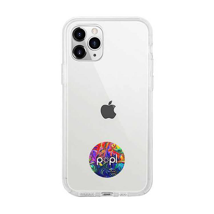 Popl Instant Sharing Device, Digital Business Card and Phone Accessory - NFC Tag That Instantly Shares Social Media Compatible with iOS & Android - Tie Dye