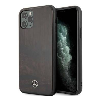 CG MOBILE Mercedes-Benz RoseWood Hard Phone Case for iPhone 11 Pro Max Officially Licensed - Brown