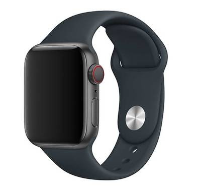 Porodo Silicone Watch Band for Apple Watch 44mm / 42mm - Dark Gray