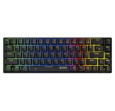 Porodo Gaming 68Keys Mechanical Keyboard with Wired and B...