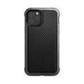 X-Doria Defense Lux Phone Case Compatible for iPhone 11 Pro (5.8") Suitable with Wireless Charging - Black Carbon